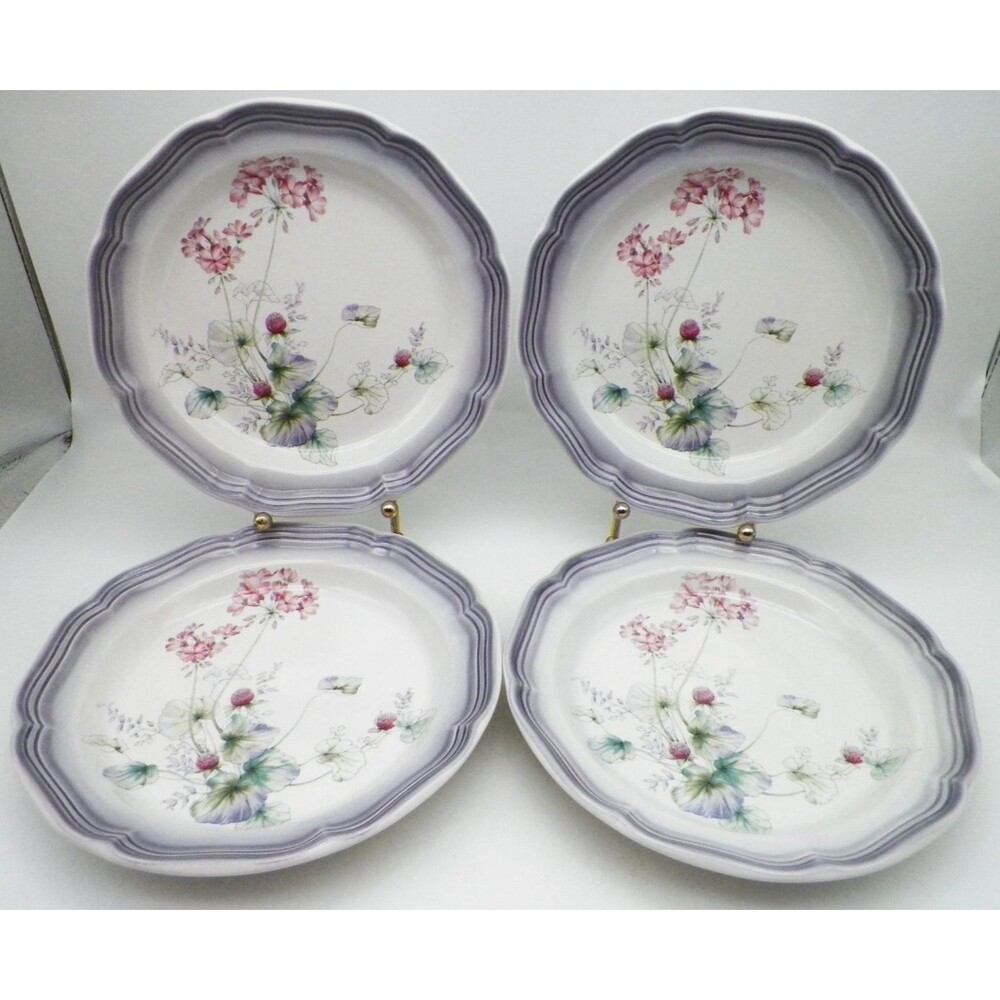 Mikasa Country Estate Sunny Skies 8" Salad Plate Set of 4 D8651